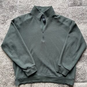 Lululemon Steady State Green Half Zip Sweater | Men’s Medium